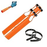 Leaf Blower Attachment - Leaf Blower Air Booster, Turbo Nozzle Extension Boosts Speed & Power, Universal Fits All 2-4 In Circular Nozzle Blowers For Yard, Lawn, And Driveway Cleanup(Orange 1PC)