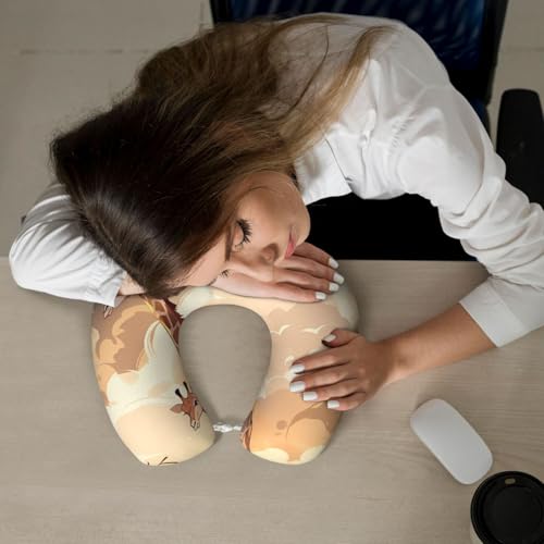 Almohada de viaje de espuma memory y diseño ergonómico miniatura 6