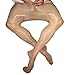 HIMEALAVO Men's Sexy jj Set of Oil Bright Pantyhose Ice Silk Stockings god Pants Khaki