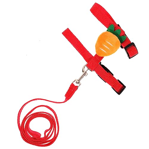 GANAZONO Adjustable Rabbit Cat Leash Comfortable Harness Bunny Harness and Leash Set