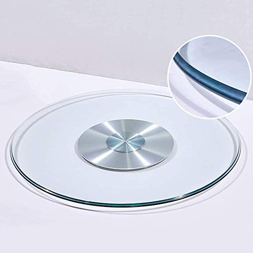 Plateau de service rotatif LUNEZY en verre trempé premium - 6