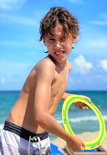 JA-RU Flying Disc Ring (1 Frisbee Toy Assorted Color) 11 Inch Ultimate Frisbee for Kids. Pool & Beach Games. Outdoor. Backyard Toys. Sports Activities 1029-1A - Thumbnail 6