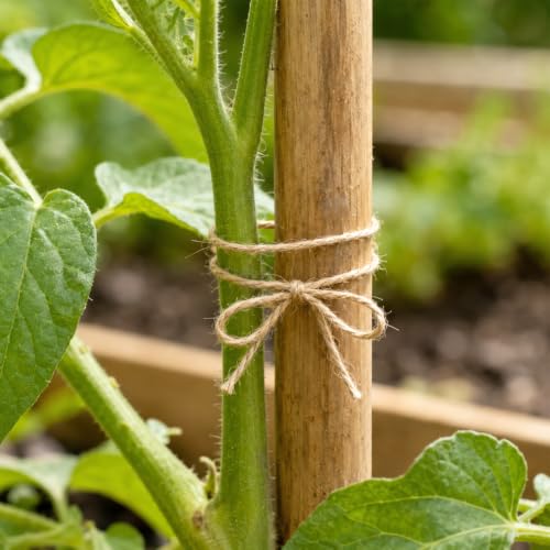 Image of KINGLAKE Natural Jute Twine String - 1969 Feet 2mm Twine String for Crafts