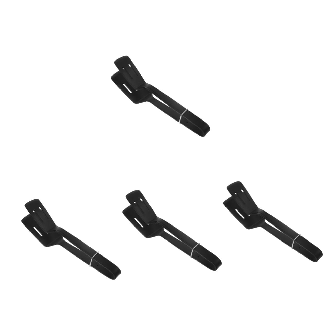 Supvox 4stücke Silicone Barbecue Clamp Spatula Multifunktionale Küchenzange Für Grill Und Pfanne Hitzebeständig Aus Lebensmittelechtem Silikon Zum Wenden Von Steak Fisch Und Mehr