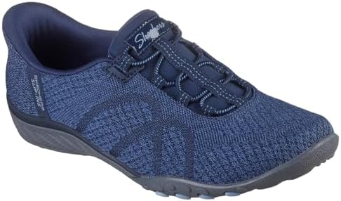 Skechers Women's Breathe Easy - Knitty Waves Hands Free Slip-ins