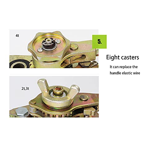 Cable Puller Hand Winch 3t para vehículos y rescate miniatura 6