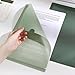 5Pcs Clear File Sleeve Document Test Paper Organizers Pocket Large Capacity Filing Folder for Sutdent Teacher 12x8.5Inch Pockets