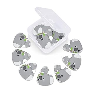 Green Leaf Koala Lot de 12 médiators tendance et durables dans une boîte pour ukulélé guitare électrique basse - Les Beatles, Paul McCartney, John Lennon, RIngo Starr, George Harrison Green Leaf Koala Lot de 12 médiators tendance et durables dans une boîte pour ukulélé guitare électrique basse – Image 6