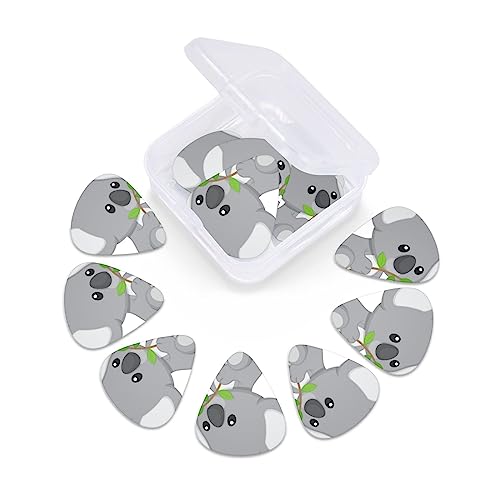 Green Leaf Koala Lot de 12 médiators tendance et durables dans une boîte pour ukulélé guitare électrique basse - Les Beatles, Paul McCartney, John Lennon, RIngo Starr, George Harrison Green Leaf Koala Lot de 12 médiators tendance et durables dans une boîte pour ukulélé guitare électrique basse – Image 7