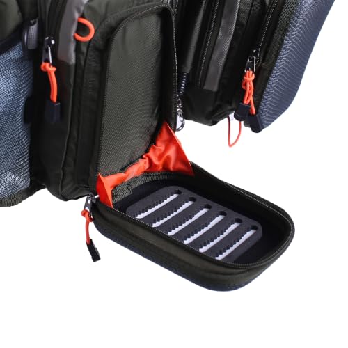 Image of Kylebooker Fly Fishing Backpack & Vest Combo- Premium Fishing Tackle Vest for Men & Women- Upgraded Design Adjustable Fly Fishing Accessory for Fishing Gear Organization