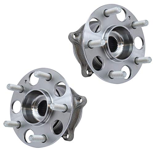Image of TRQ Rear Left and Right Wheel Bearing and Hub Assembly Set 2 Piece Compatible with 2014-2016 Acura MDX AWD with ABS