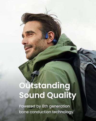 SHOKZ OpenRun Mini (AfterShokz Aeropex Mini) -Bone Conduction Open-Ear Bluetooth Sport Headphones - Waterproof Wireless Earphones for Workouts and Running - Built-in Mic, with Headband… - 3