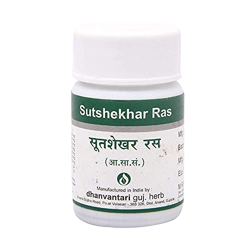 A.K. Dhanvantari Sutshekhar Ras- 60 Tablets x (Pack of 2)