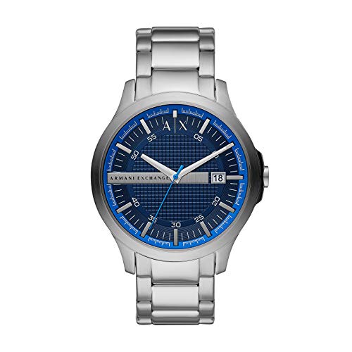 Preisvergleich Produktbild Emporio Armani Herren Analog Quarz Uhr mit Edelstahl Armband AX2408