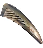 One&One Premium Handmade 100% Ox horn Long Detangling & Styling Comb for Women & Men