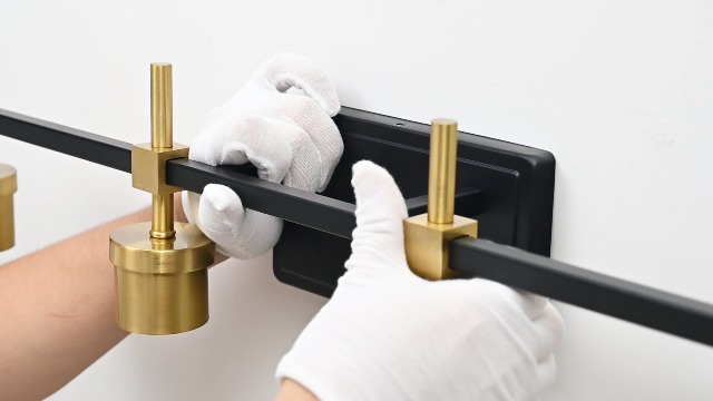 Image of Bathroom Vanity Lights, Black Gold 3 Lights, E26 Socket with Clear Glass Shade, Modern & Vintage Style Vanity Light for Bathroom, Powder Room, Dressing Room