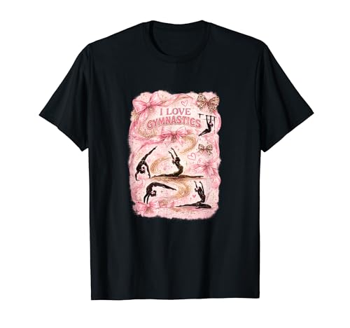Cute Gymnastics Bows Aesthetic Gymnast Lover Design T�V���c