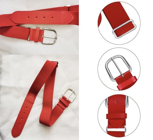 SAISI Adult and Youth Baseball/Softball Belt Adjustable Belt Elastic Waist Belt for Men Youth Boys Girls4