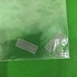 99.99% Platinum Mesh Electrode - 0.12mm Wire Diameter, 52 Mesh, Ideal for Laboratory and Industrial Research (1 Piece)(3x10mm)
