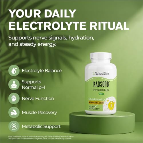 NaturalSlim Kadsorb Potassium Citrate Gluconate Capsules