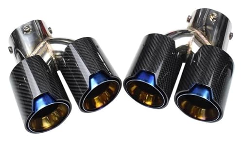 Silenciador escape BMW G20 M340i fibra carbono sistema alto rendimiento 4