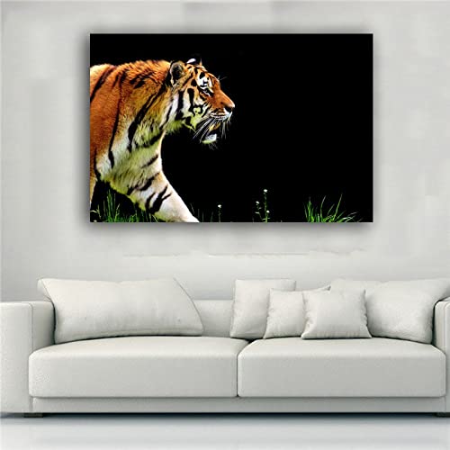 Kit Peinture Diamant 5D Tigre XXL 50x120cm pour Décoration Salon Moderne
