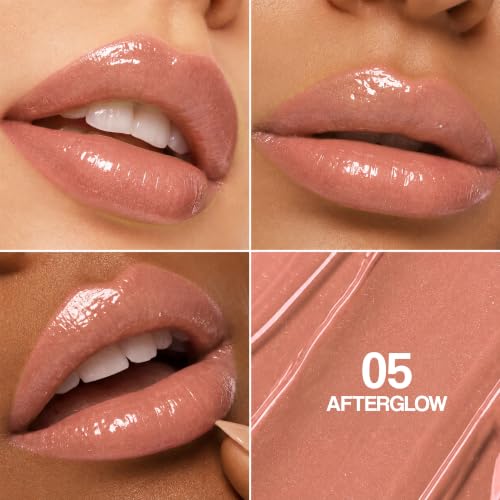 Image of Maliao Time To Shine Lip Gloss (After Glow, 6.5ml) | High Shine Lip Gloss with Intense Colour & Luxe Shimmer | Highly Pigmented, Smooth-Gliding Glossy Lip Makeup | Non-Sticky, Lightweight & Infused with Vitamin E