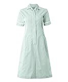 Alexandra al-st312aq-92s Stripe Dress, kurz, weiß Paspelierung/Trim, 92 cm Brust (Größe 12), aqua/weiß