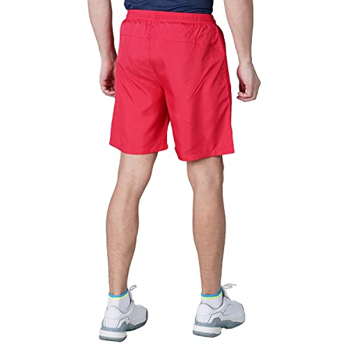 Image of Nivia Urban Peach Shorts for Men | Shorts for Gym | Sports Shorts | Running Shorts (Red /Black,XS)