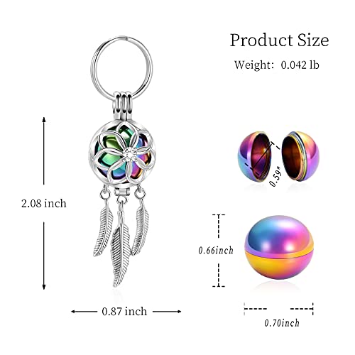Shajwo SH-F20024-KCS Cremation Jewelry Dream Catcher Urn Keychain thumb #5