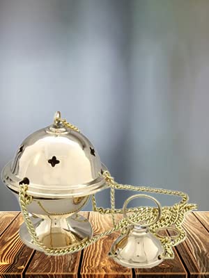 Thurible in polished brass product thumbnail 8