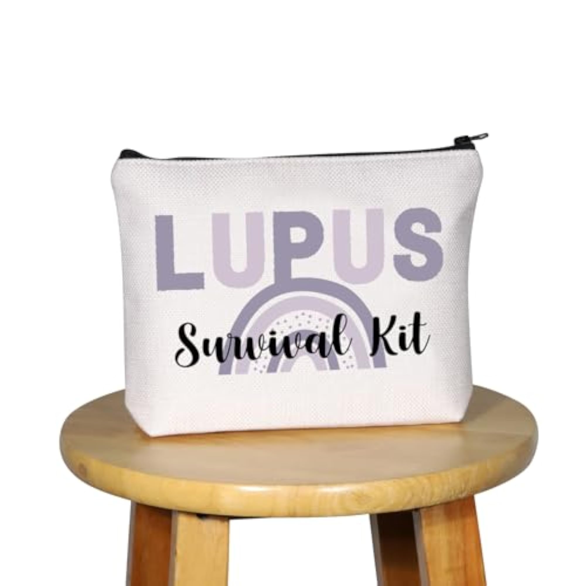 Lupus Awareness Makeup Bag, Gift for Chronic Illness Warriors
