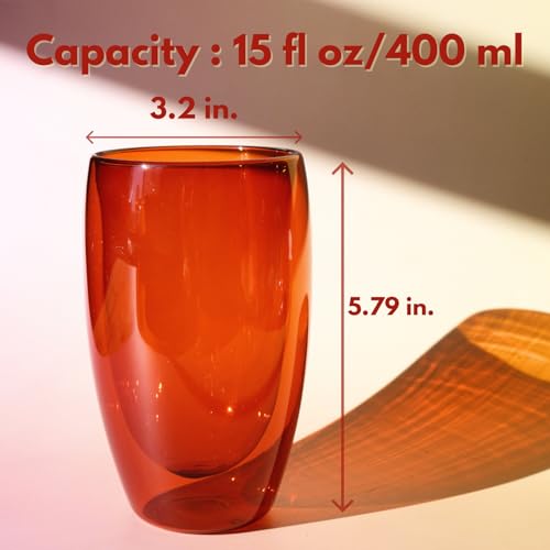 Set de 2 Vasos de Vidrio Aislados Doble Pared miniatura 3