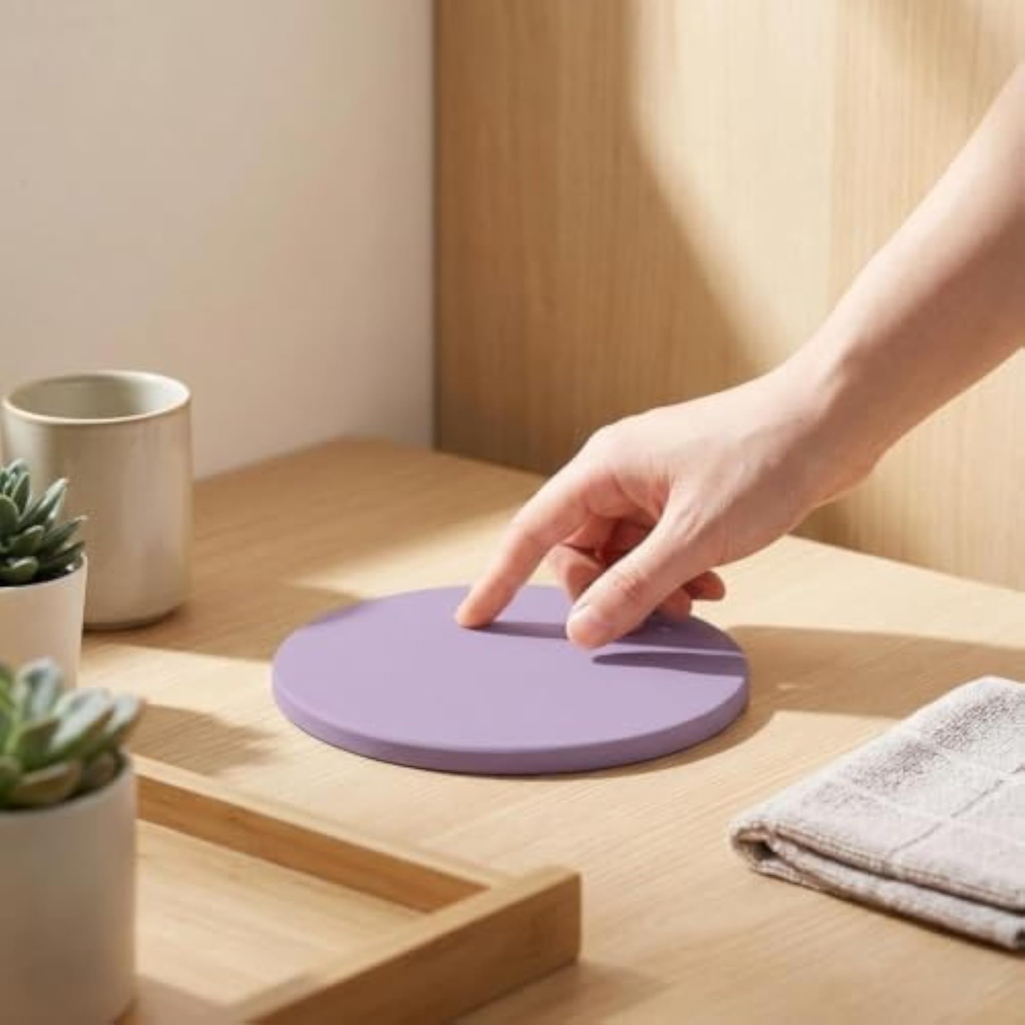 Diatomaceous Earth Absorbent Mat, Round