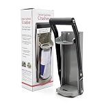 Barpre 500ml/16oz Can Crusher & Bottle Opener | Wall-Mounted Recycling Tool for Standard Aluminium Beer, Soft Drink Cans & Plastic Bottles (Not for Hard Steel Food Tins)