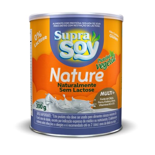 SUPRA SOY Alimento Em Pó Supra Soy Nature Naturalmente Sem Lactose - 300G