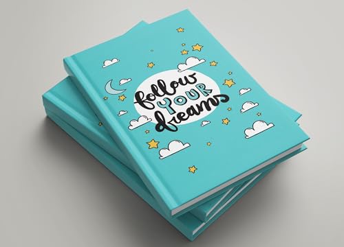 Image of AccuPrints Hard Bound Paper Notebook|Compact Size A5 (8.25 x 5.7)|200 Pages, 80 gsm|Flat Opening Hardbound Follow diary-01