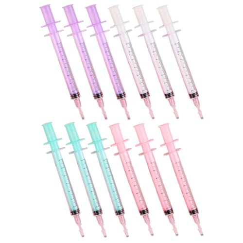 Recopilación de Plumas escribir disponible en línea. 48 INOOMP 12 Plumas de Gel Forma Creativa de Jeringa, Bolígrafos Portátiles para Escribir, Señalización y Manualidades para Estudiantes y Profesionales Salud