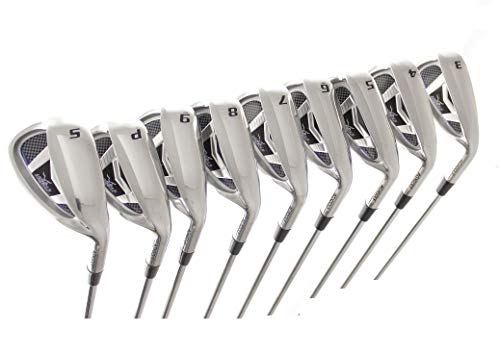 AGXGOLF Men's XS Wide Sole Tall Irons Set 3-9, SW, PW, Steel
