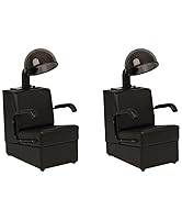 Vista 1 de Buy-Rite Kate - Juego de 2 combinaciones profesionales de secador de pelo y secadora de pelo, secadores comerciales con capucha de 980 W, sillas