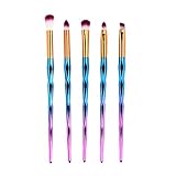 5 PCS Make-up-Pinsel , Make-up-Pinsel-Set Werkzeuge Make-up-Toilettenartikel-Set Woll-Make-up-Pinsel-Set