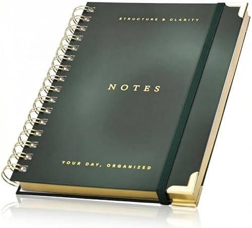 Aesthetic Daily Planner And Notebook With Hourly Schedule - Beaut...