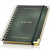 Aesthetic Daily Planner And Notebook With Hourly Schedule - Beautiful Spiral To Do List Notepad For Work/Home to Organize Tasks And Appointments - Stylish School/Office Supplies Journal Book For Women