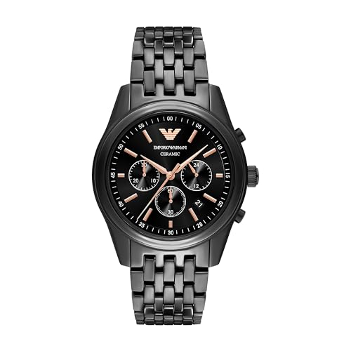[エンポリオアルマーニ] 腕時計 AR70015 メンズ ブラック