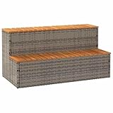 Pieds réglables : le tabouret à 2 marches est équipé de niveaux réglables, vous permettant de personnaliser la hauteur et d'assurer la stabilité sur les sols irréguliers.