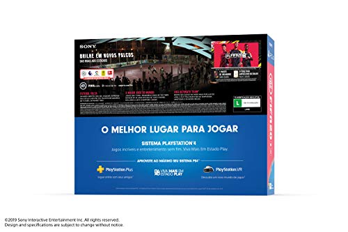 Console PlayStation 4 1TB Bundle Fifa 20, Preto - PlayStation 4 (Versão Nacional)