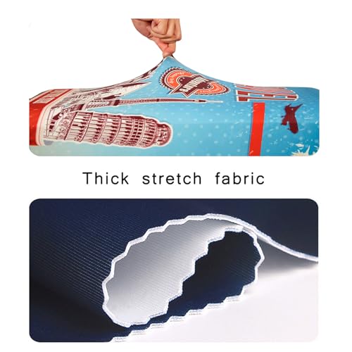 Image of WUJIAONIAO Travel Luggage Cover Baggage Suitcase Cover Protector Skins 18-32 Inch, Tourist Attraction A28, XL (for 29--32 inch luggage), Fashion