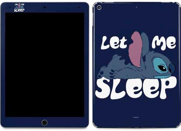 Skinit Decal Tablet Skin Compatible with iPad 10.2in (9th Generation, 2021) - Officially Licensed Disney Lilo and Stitch Dont Wake Me I Bite Design