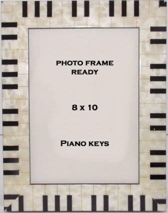 Music Piano Keyboard Photo Frame 8x10 Table Top Photo Frame