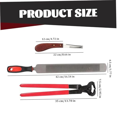 Outils de maréchal-ferrant réutilisables avec manche ergonomique en plastique